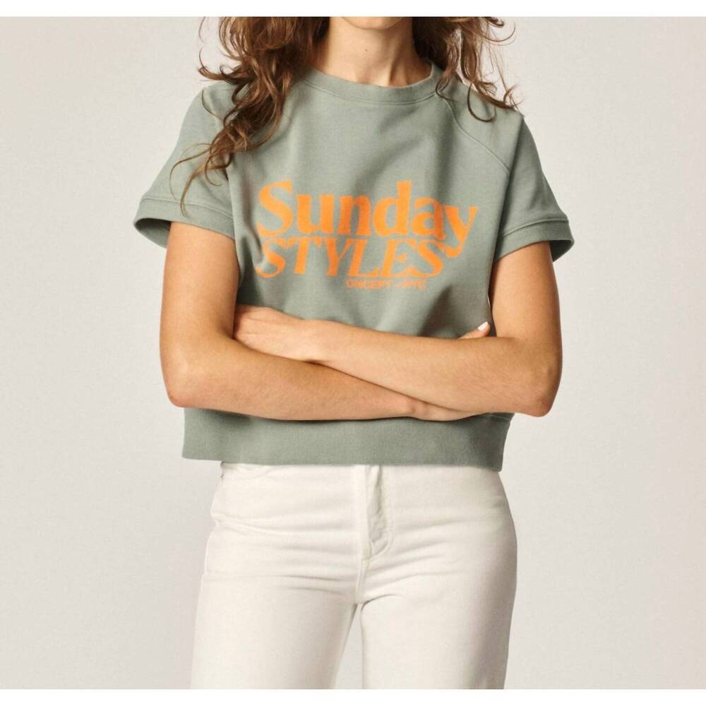 NEW ONCEPT maud sunday styles sweatshirt in aloe